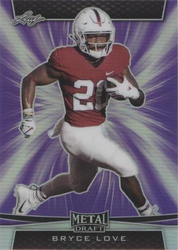 2019 Leaf Metal Draft Preview Bryce Love #BP-BL1