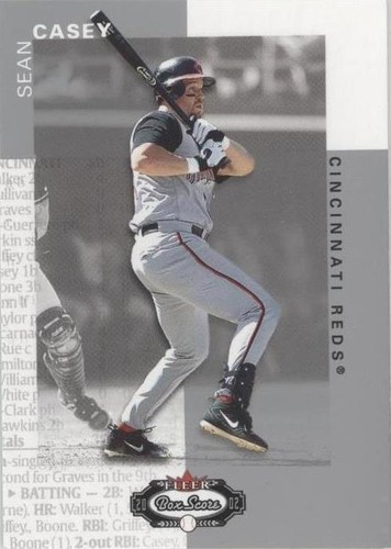 2002 Fleer Box Score - Sean Casey #31