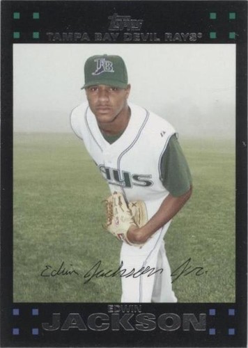 2007 Topps Updates & Highlights - Edwin Jackson #UH144