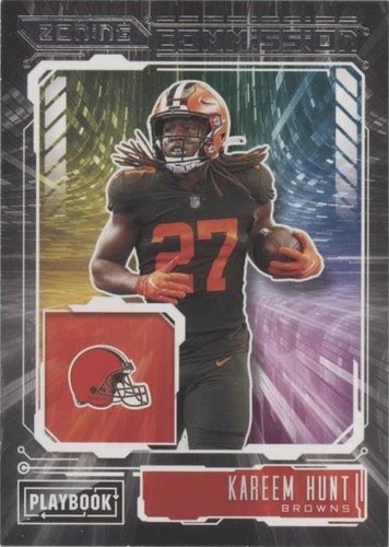 2021 Panini Playbook Kareem Hunt #ZC-KHU