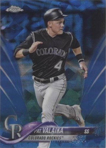 2018 Topps Chrome Sapphire Edition - Pat Valaika #112