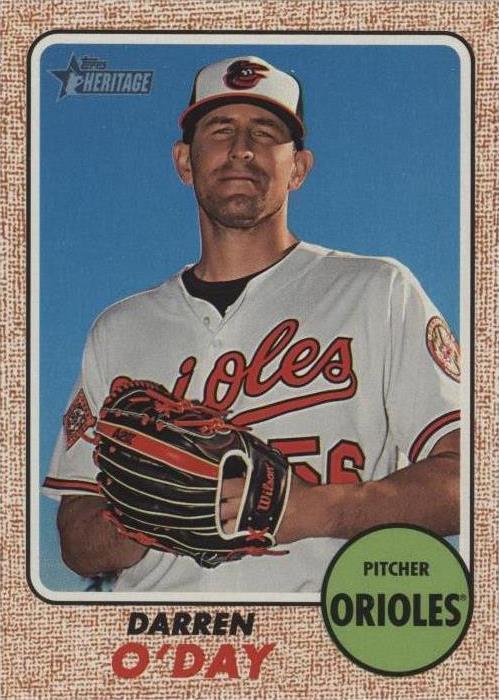 2017 Topps Heritage High Number - Darren O'Day #581