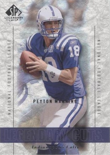 2002 SP Legendary Cuts Peyton Manning #22