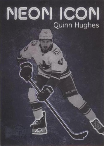 2021-22 Skybox Metal Universe - Quinn Hughes #NI-3