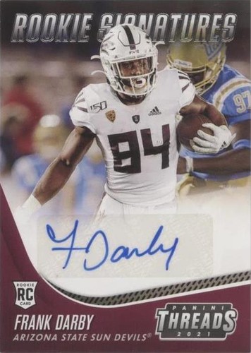 2021 Panini Chronicles Draft Picks Frank Darby #TS-FDB