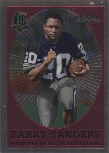 1996 Topps Chrome Barry Sanders #3