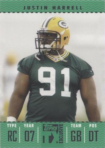 2007 Topps TX Exclusive Justin Harrell #140