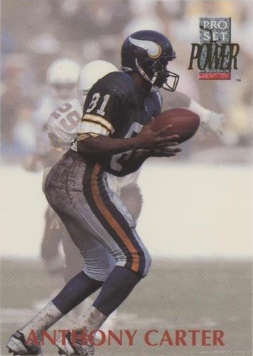 1992 Pro Set Power Anthony Carter #277