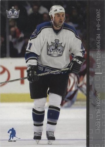 2003-04 In the Game Be A Player Memorabilia - Jason Allison #35