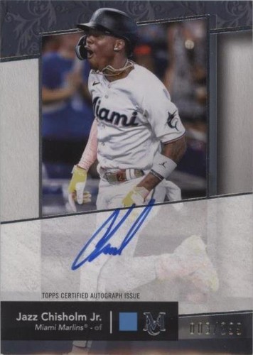 2024 Topps Museum Collection - Jazz Chisholm #AA-JCHI