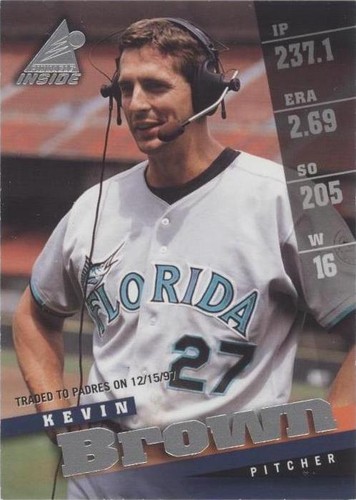 1998 Pinnacle Inside - Kevin Brown #49