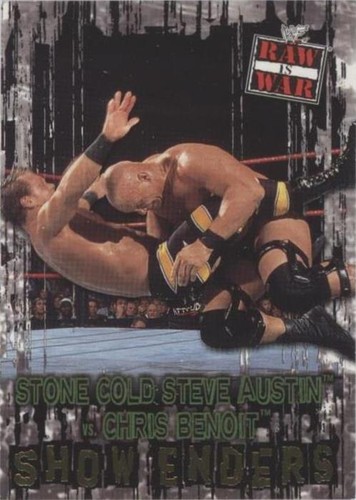 2001 Fleer WWF Raw is War - Chris Benoit Steve Austin #87