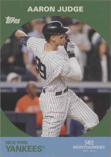 2022 Topps 582 Montgomery Club Set 5 - Aaron Judge #19