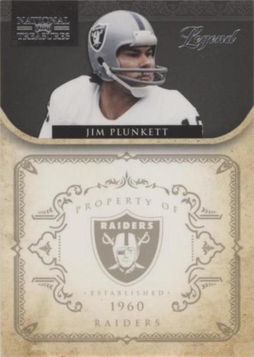 2011 Playoff National Treasures Jim Plunkett #166