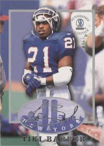 1997-98 Score Board Autographed Collection Tiki Barber #15