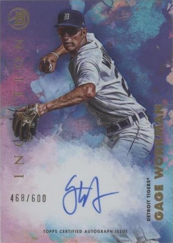 2021 Bowman Inception - Gage Workman #PA-GW