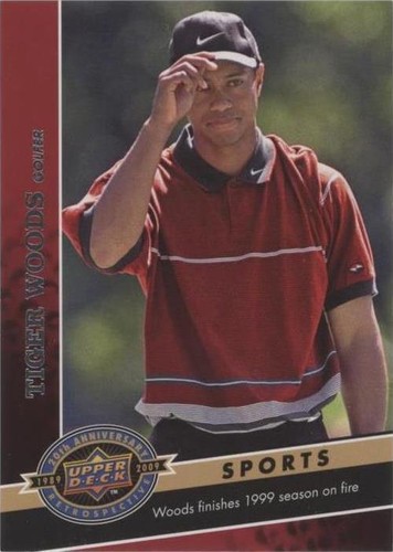 2009 Upper Deck 20th Anniversary Retrospective - Tiger Woods #1375