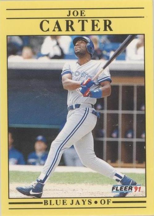 1991 Fleer 更新 - Joe Carter #U-65