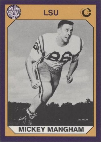 1990 Collegiate Collection LSU Tigers Mickey Mangham #125