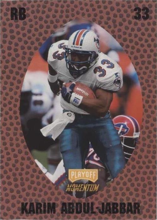 1998 Playoff Momentum Retail Karim Abdul-Jabbar #1