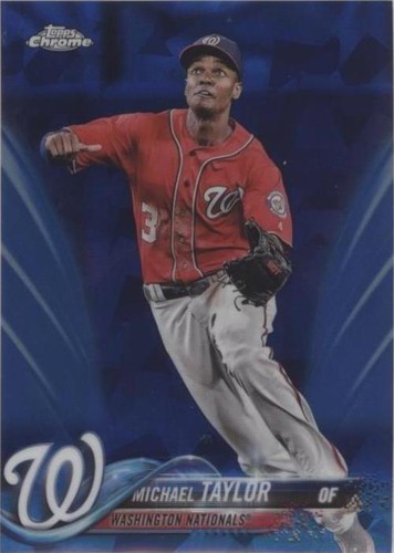 2018 Topps Chrome Sapphire Edition - Michael Taylor #461