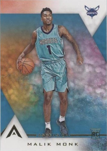ハイドベスマリックモンク 2017-18 Panini Prizm Mosaic Orange Malik Monk #36 PSA 9 MINT