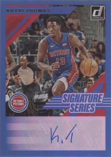 2019-20 Panini Donruss - Khyri Thomas #SS-KTH