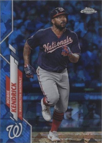 2020 Topps Chrome Sapphire Edition - Howie Kendrick #655
