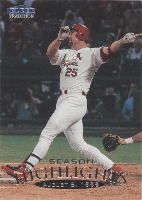 Actualización Fleer Tradition 1999 - Mark McGwire #U-146