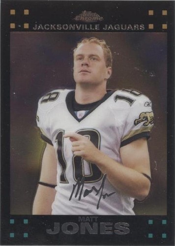 2007 Topps Chrome Matt Jones #TC25
