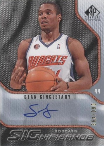 2009-10 SP Signature Edition - Sean Singletary #S-SS