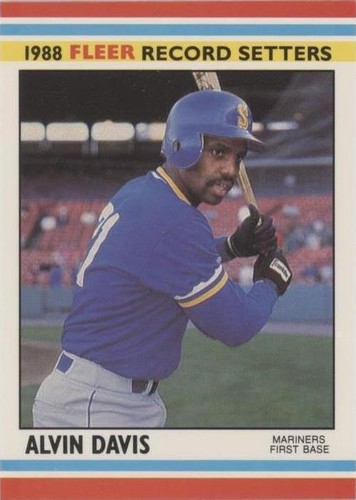 1988 Fleer Baseball Record Setters - Alvin Davis #8