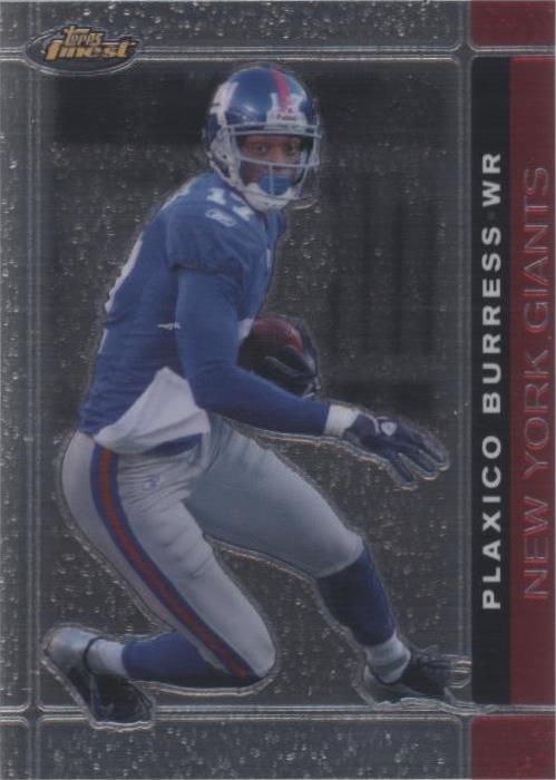 2007 Topps Finest Plaxico Burress #68