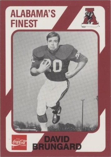 1989 Collegiate Collection Alabama Crimson Tide David Brungard #422