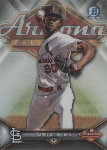 2018 Bowman Chrome - Sandy Alcantara #AFL-SA
