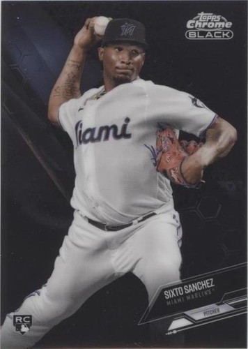 2021 Topps Chrome Black - Sixto Sanchez #76