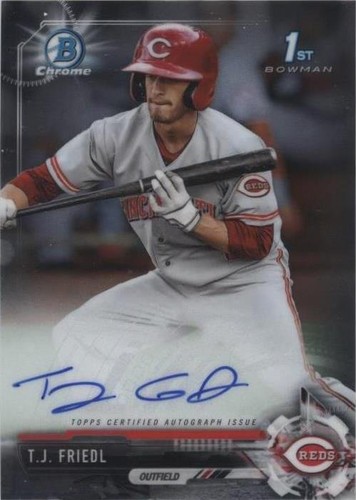 2017 Bowman - T.J. Friedl #CPA-TF