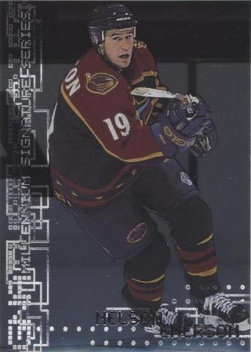 1999-00 In the Game Be A Player Millennium Signature Series - Nelson Emerson #17