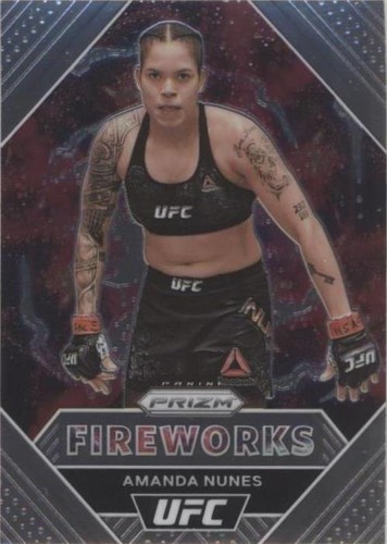 Amanda Nunes 2021 Panini Prizm UFC Champion Signatures Auto