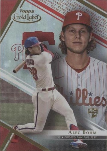 ALEC BOHM　TOPPS FIVE STAR ＆  GOLD LABEL 2021 topps five star alec bohm golden graphs 39/40 SGC 9.5