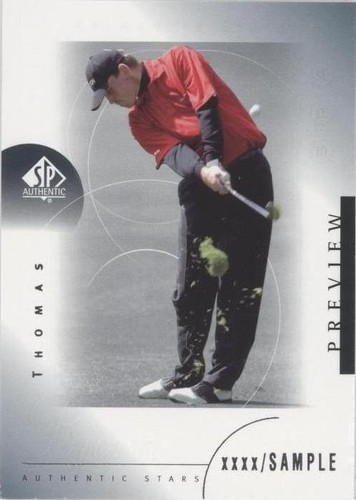 2001 SP Authentic Preview - Thomas Bjorn #36