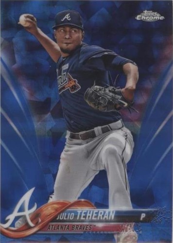 2018 Topps Chrome Sapphire Edition - Julio Teheran #387