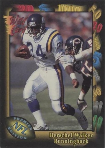 1991 Wild Card Herschel Walker #112