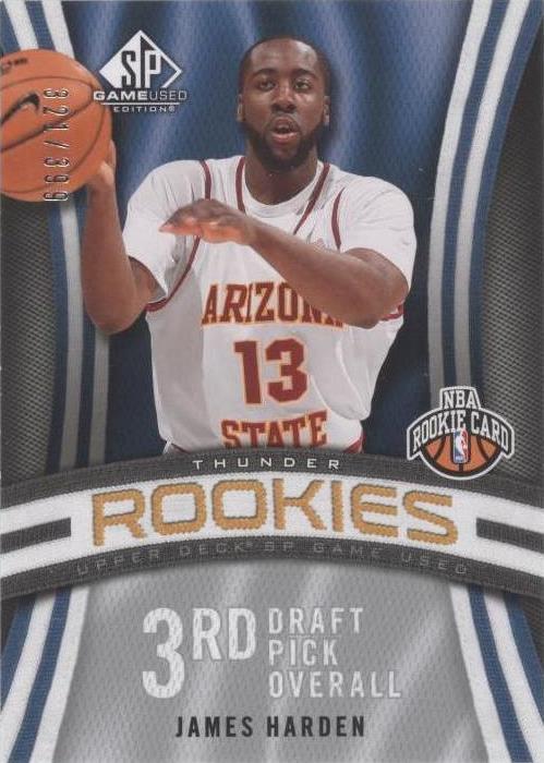 2009-10 SP Game Used - James Harden #118