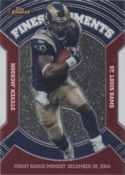 2007 Topps Finest Steven Jackson #VFM-SJ