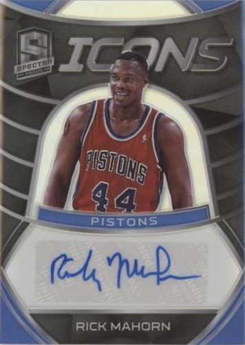 2019-20 Panini Spectra - Rick Mahorn #IA-RMH