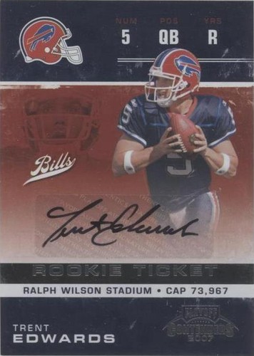2007 Playoff Contenders Trent Edwards #232