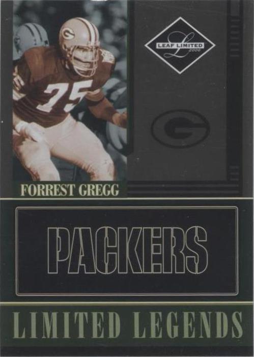 2006 Leaf Limited Forrest Gregg #LL-20