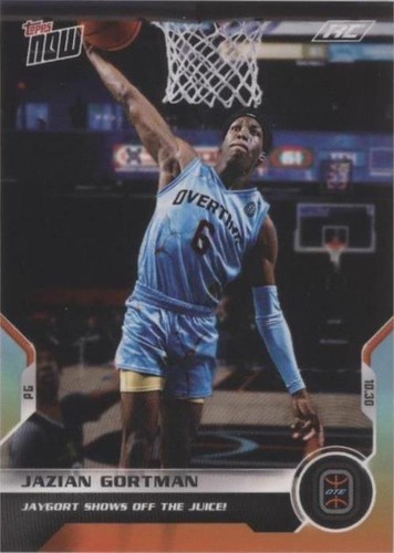 2021-22 Topps Now Overtime Elite - Jazian Gortman #7