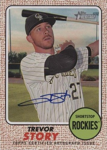 2017 Topps Heritage - Trevor Story #ROA-TST